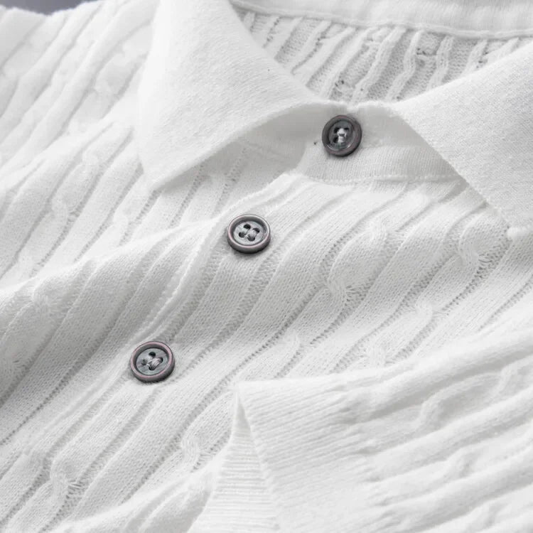 Loric Cotton Polo - Redwood Main
