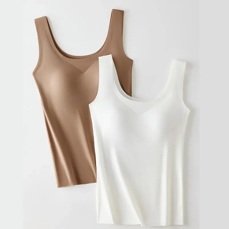 Canotta Seamless con Reggiseno Integrato