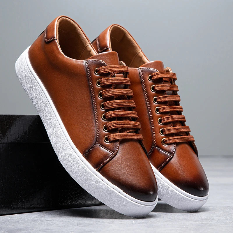 David™ - Læder Sneakers til Mænd