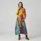 Abito Maxi Colorato da Donna – Vestito Lungo Fantasia Multicolore Elegante