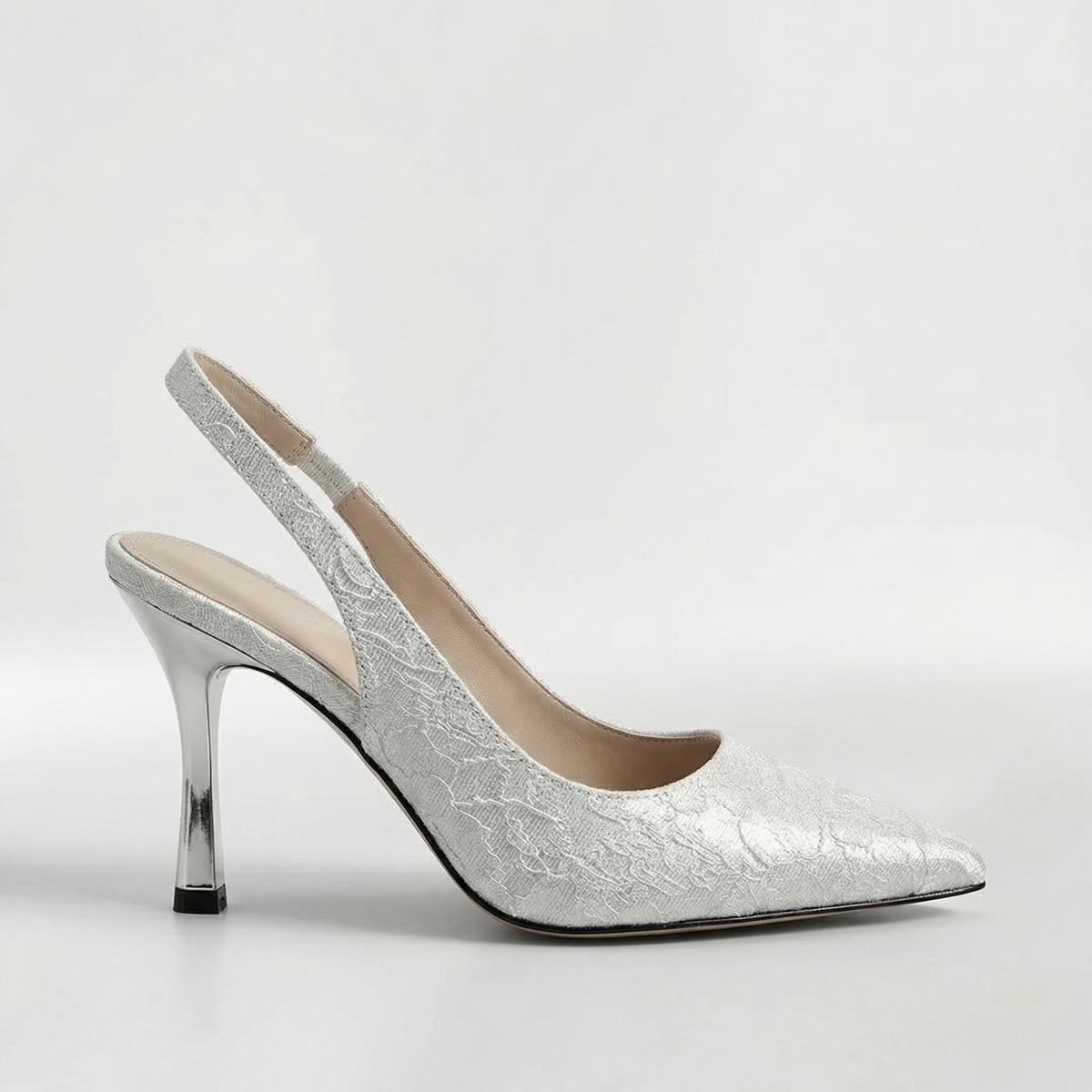 Sandali a Punta con Tacco da Donna – Eleganti Slingback Raffinati