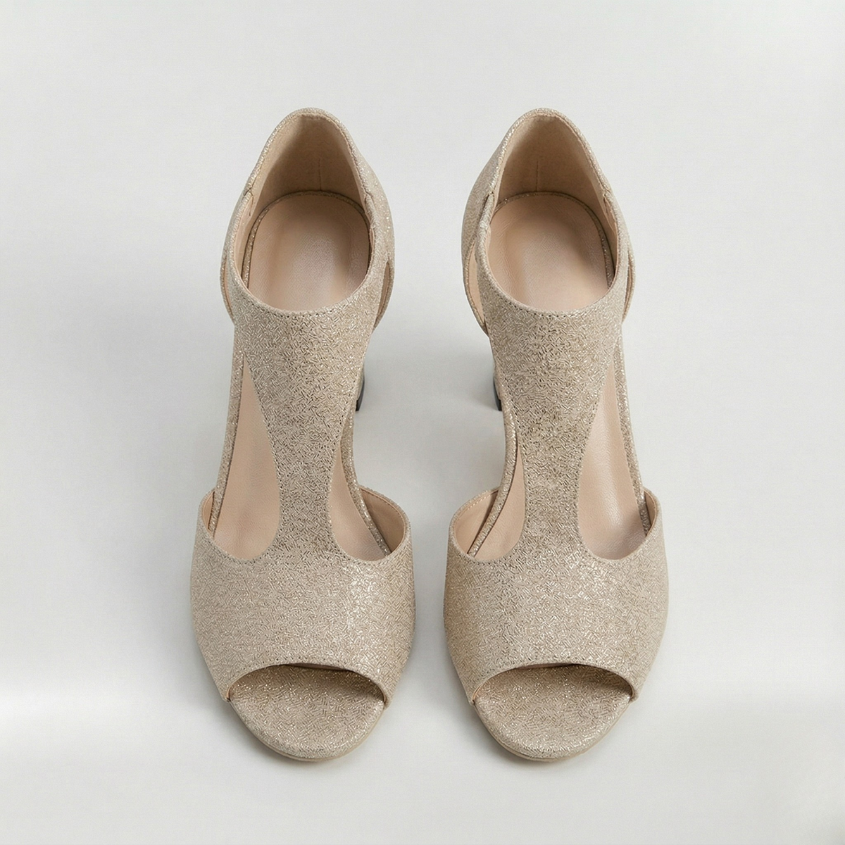 Sandali donna con tacco medio e punta aperta scarpe eleganti da sera e cerimonia