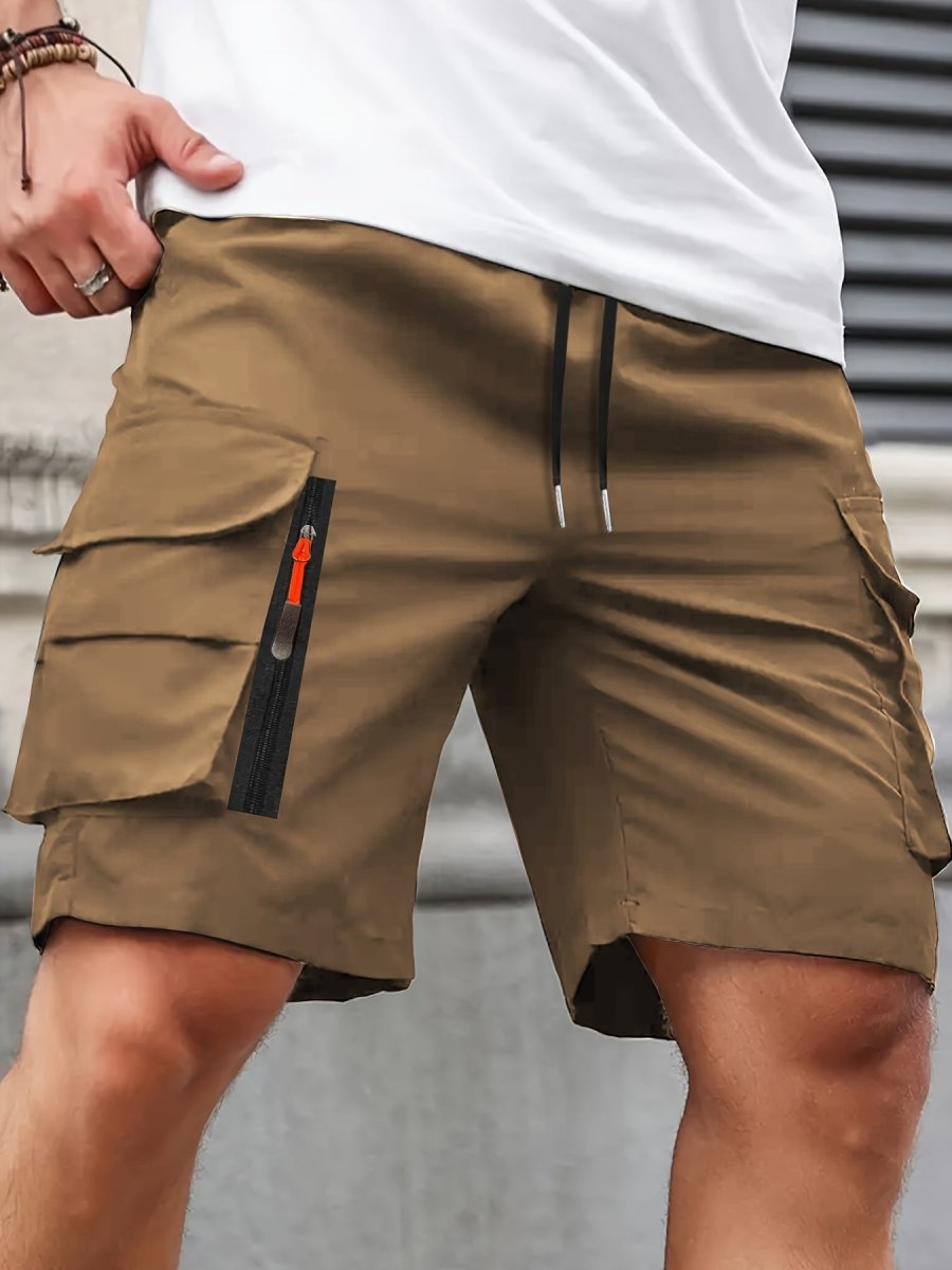 Lightweight Zip - Pocket Cargo Shorts for Men | Active Peaks - Active Peaks