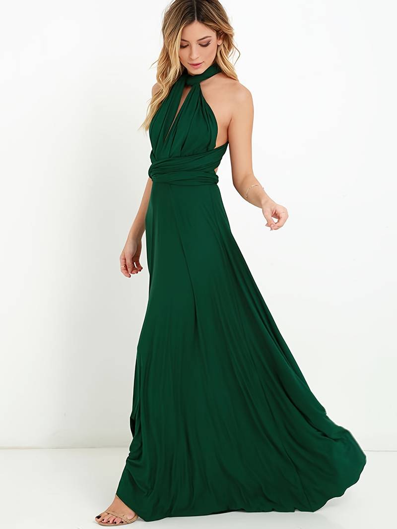 Abito da sera lungo dalla silhouette elegante per donna