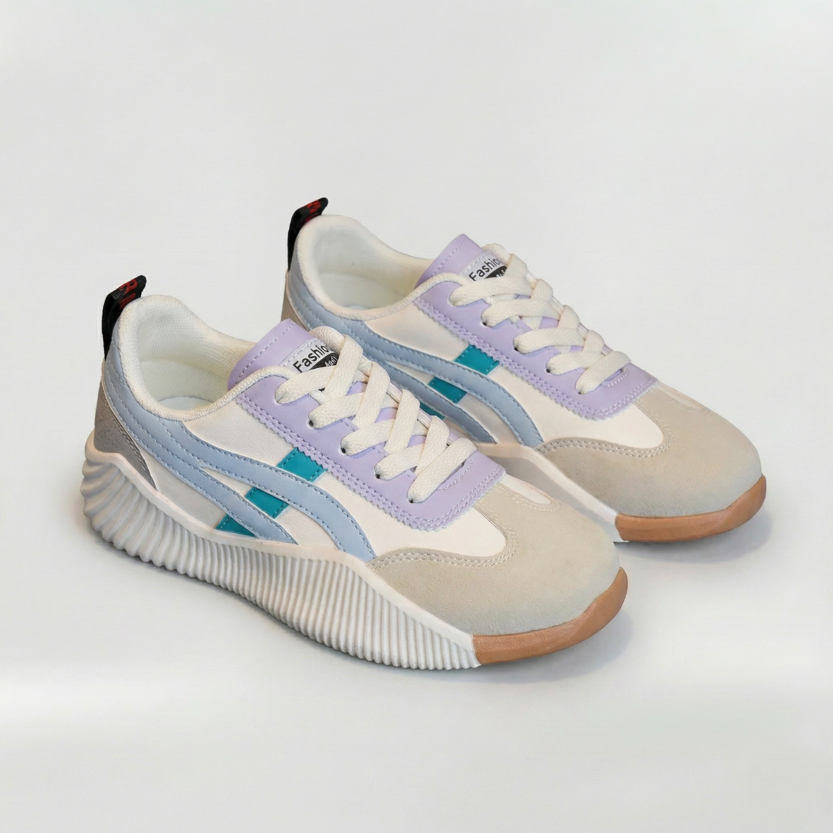 Sneakers Donna Casual con Lacci Scarpe Sportive Leggere per Tempo Libero e Passeggio