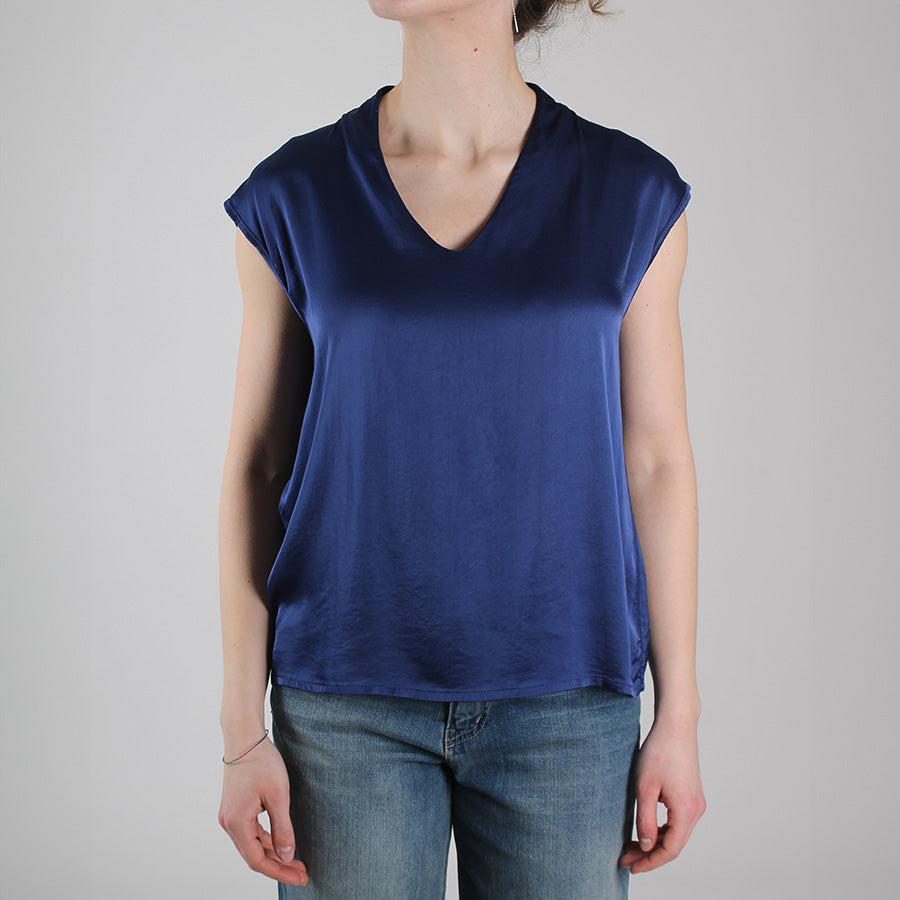 Blusa con scollo a V