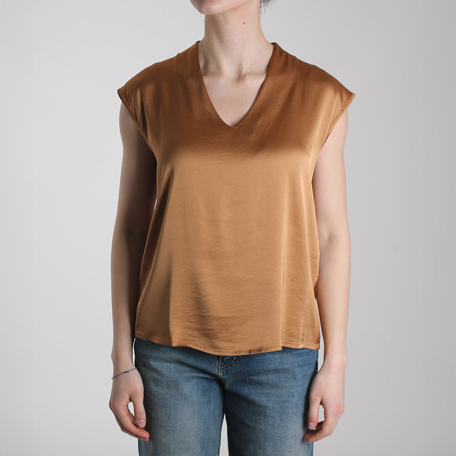 Blusa con scollo a V