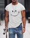 T-shirt da Uomo in Cotone a Maniche Corte Girocollo Casual
