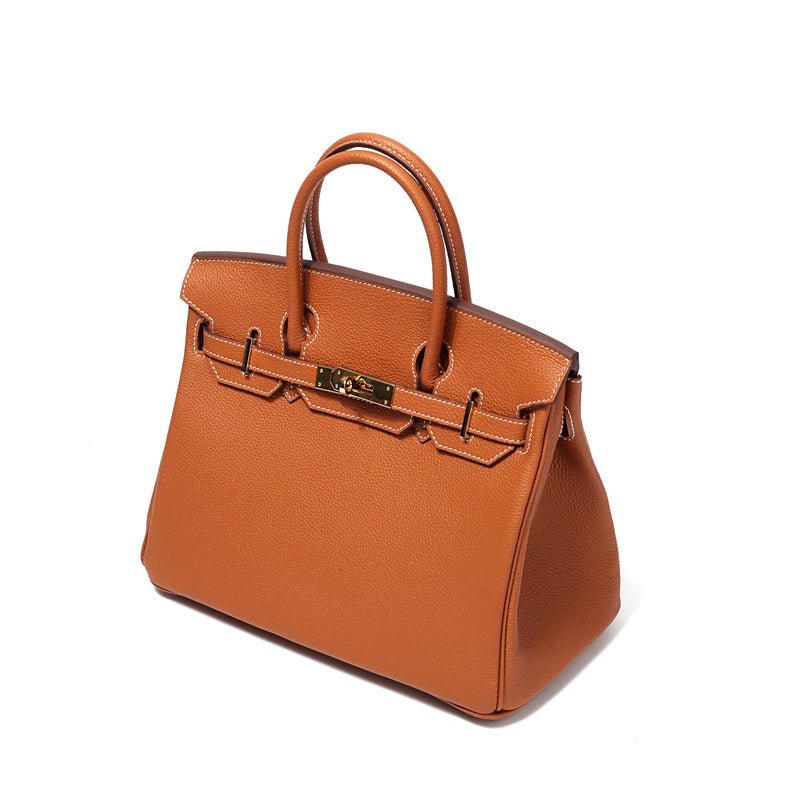 Borsa a mano di lusso in vera pelle da donna elegante e funzionale