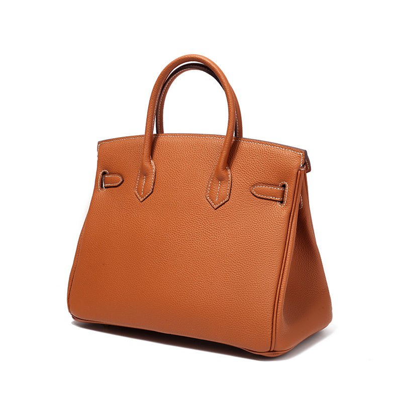 Borsa a mano di lusso in vera pelle da donna elegante e funzionale