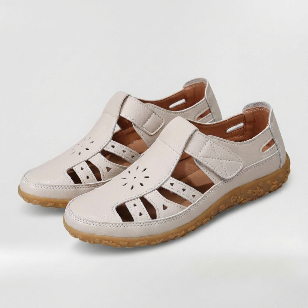 Sandali Donna Comfort con Chiusura a Strappo Scarpe Ortopediche Traspiranti Casual