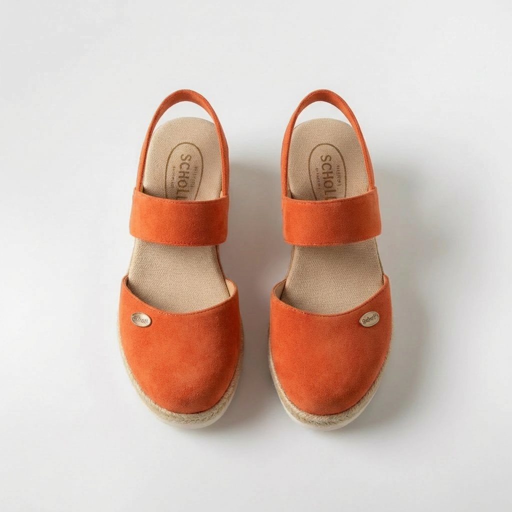 Sandali espadrillas da donna con cinturino e suola platform estiva