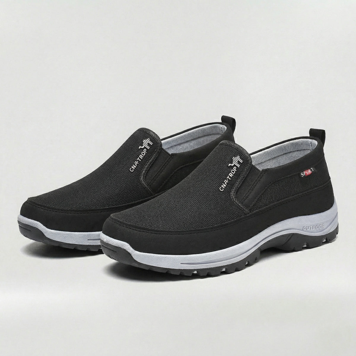 Scarpe Uomo Slip On Casual in Tessuto Traspirante con Suola Antiscivolo Outdoor