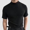 T-shirt Uomo in Cotone Elasticizzato Morbido | Maglietta Girocollo Traspirante per Uso Quotidiano | Vestibilità Flessibile