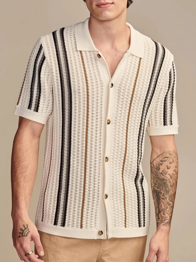 HARRINGTON OXFORD | CAMICIA IN MAGLIA CON BOTTONI DA UOMO