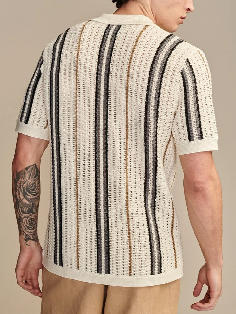HARRINGTON OXFORD | CAMICIA IN MAGLIA CON BOTTONI DA UOMO