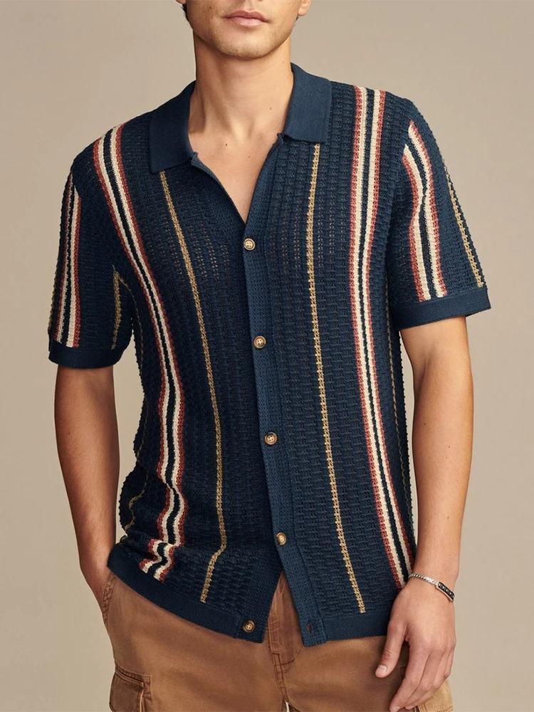 HARRINGTON OXFORD | CAMICIA IN MAGLIA CON BOTTONI DA UOMO