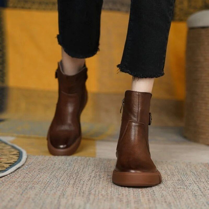 Belladonna - Stivaletti Vintage in Stile Classico