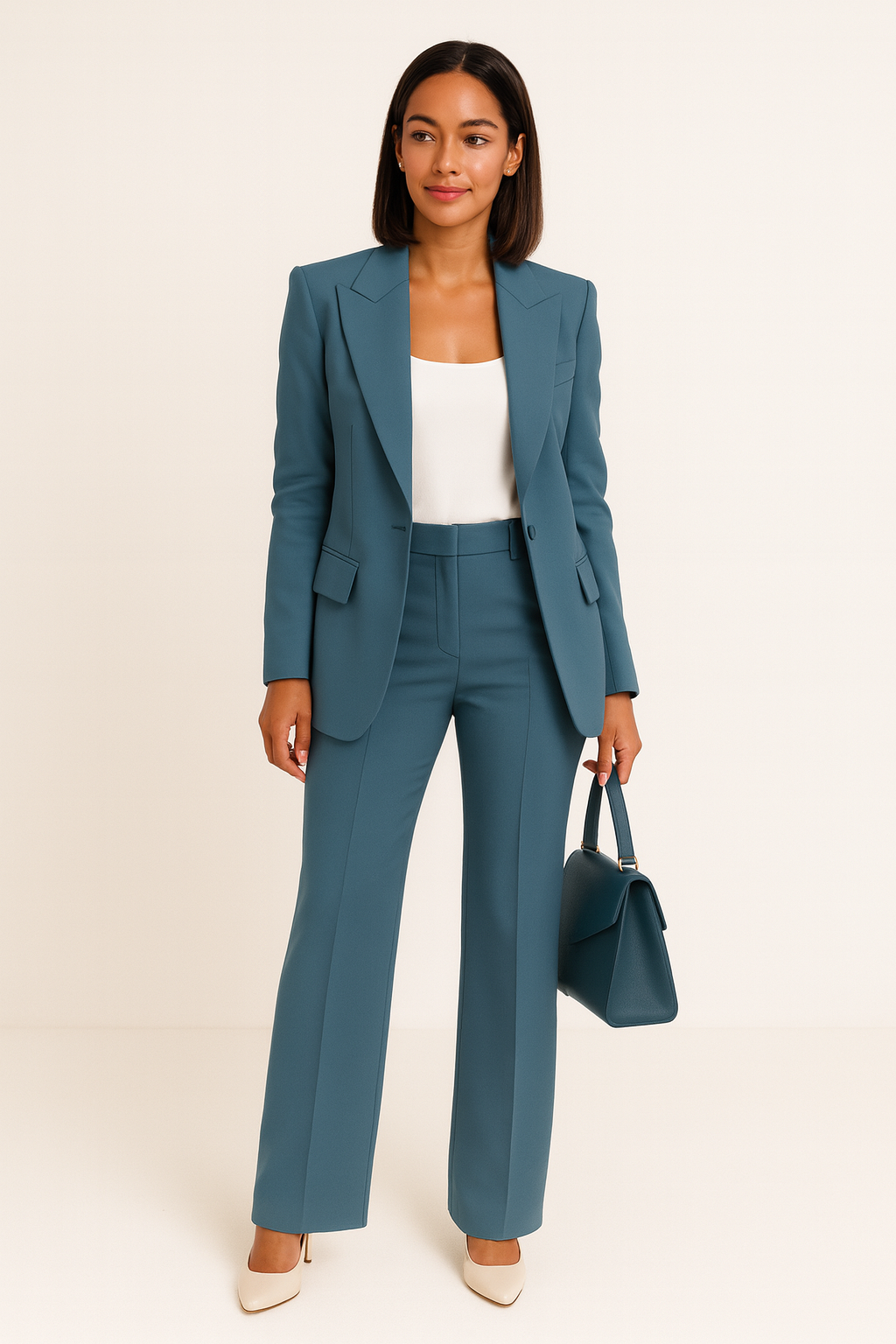 Set Coordinato Blazer Sartoriale e Pantaloni da Donna