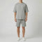 Completo Uomo T-Shirt e Pantaloncini in Cotone Set Casual Estivo Sportivo Uomo