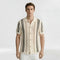 Camicia Uomo a Maglia Maniche Corte con Colletto Camicia Casual Traspirante Uomo