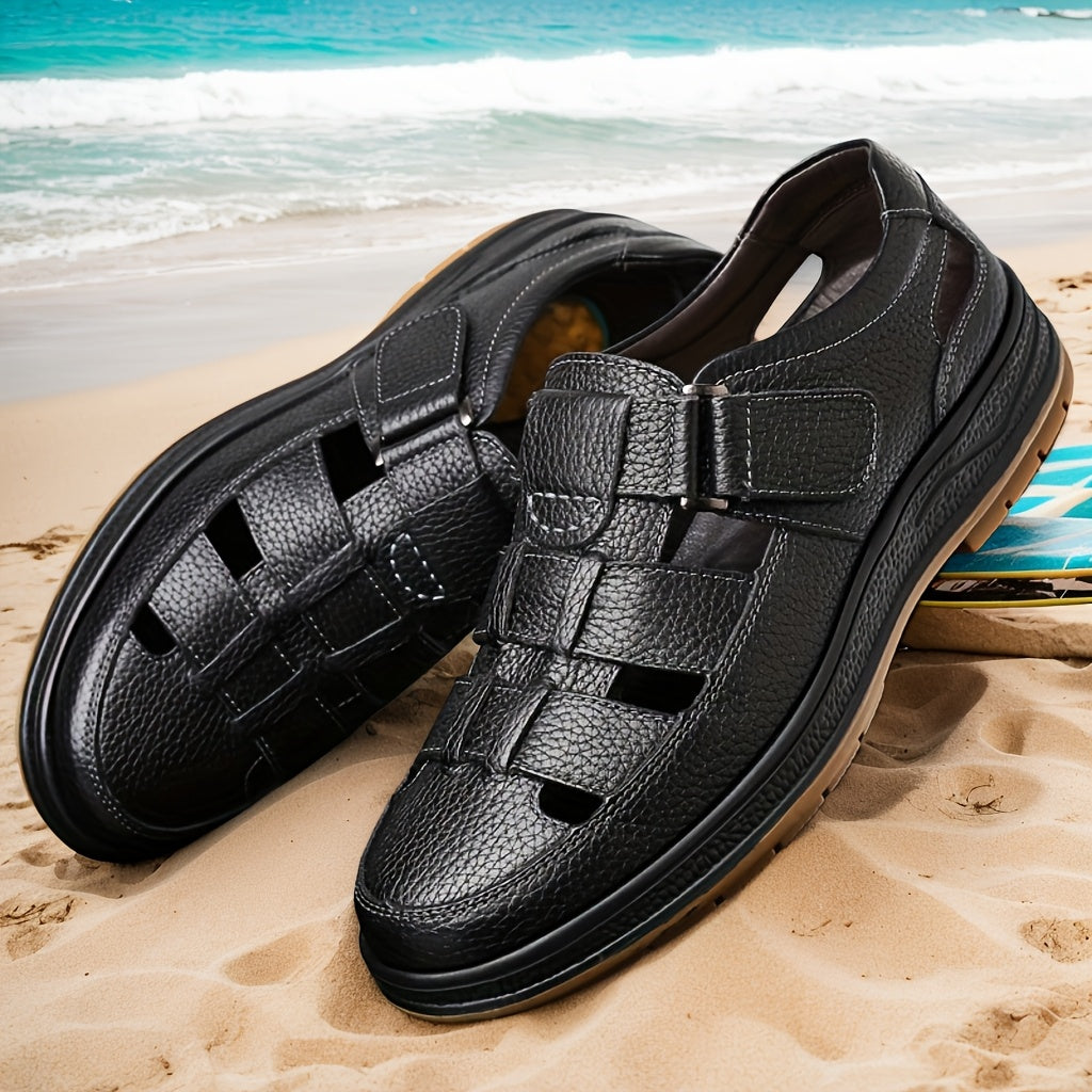 Sandali da pescatore in pelle da uomo – Eleganti e traspiranti