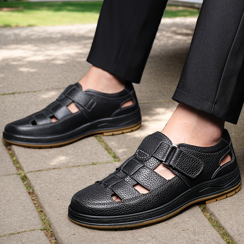 Sandali da pescatore in pelle da uomo – Eleganti e traspiranti