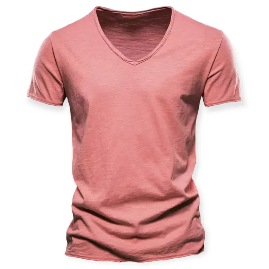 T-shirt da uomo con scollo a V