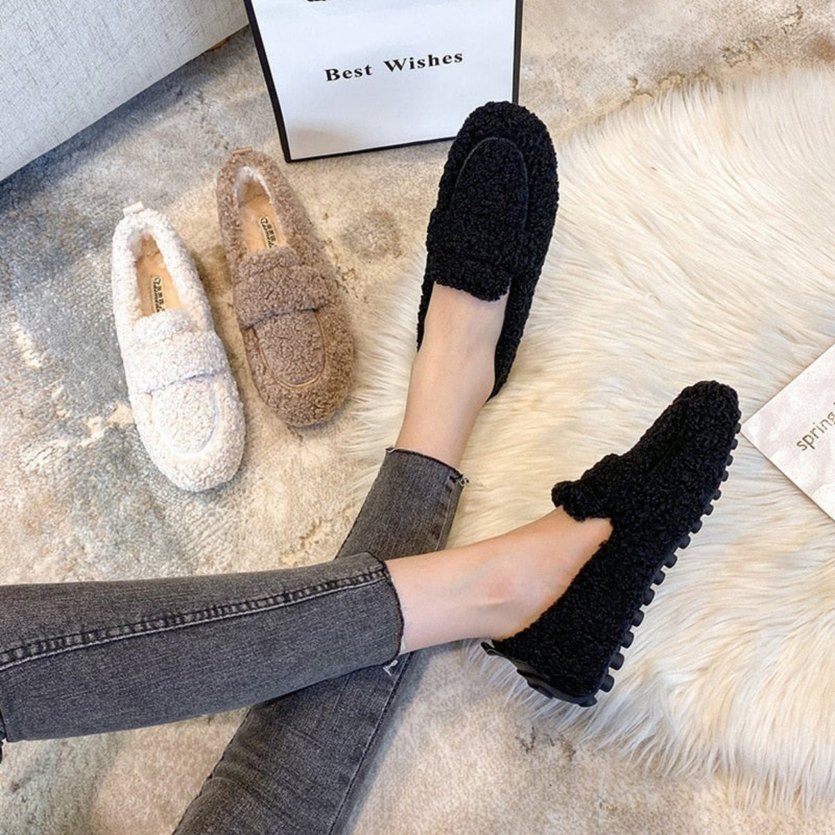 Elisja Scarpe Calde in Peluche