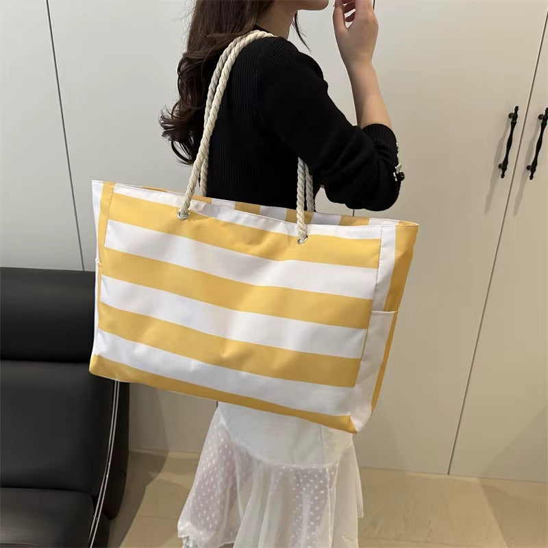 Borsa da Spiaggia Impermeabile - Grande Capacità con Tasche