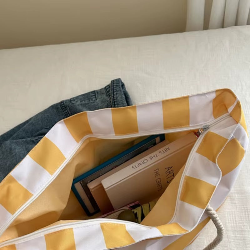Borsa da Spiaggia Impermeabile - Grande Capacità con Tasche