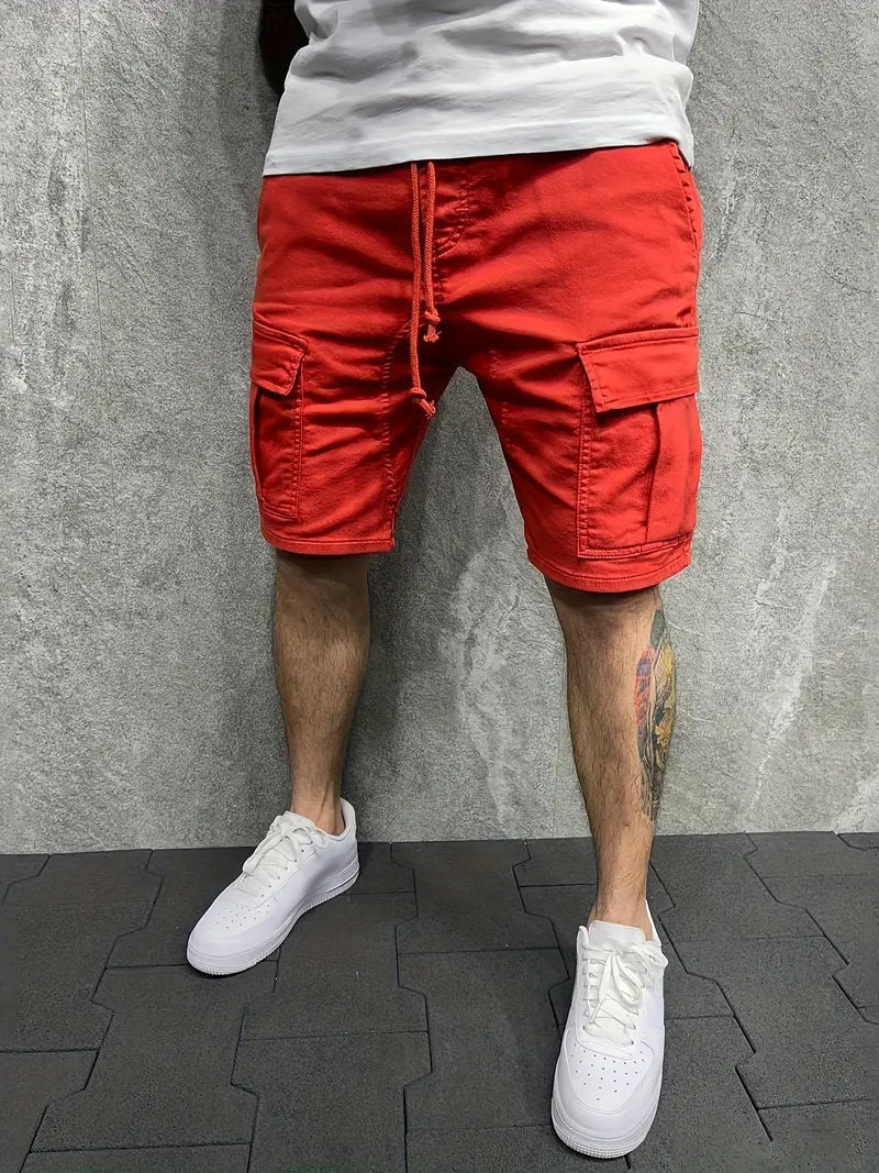 Pantaloncini Cargo da Uomo con Coulisse