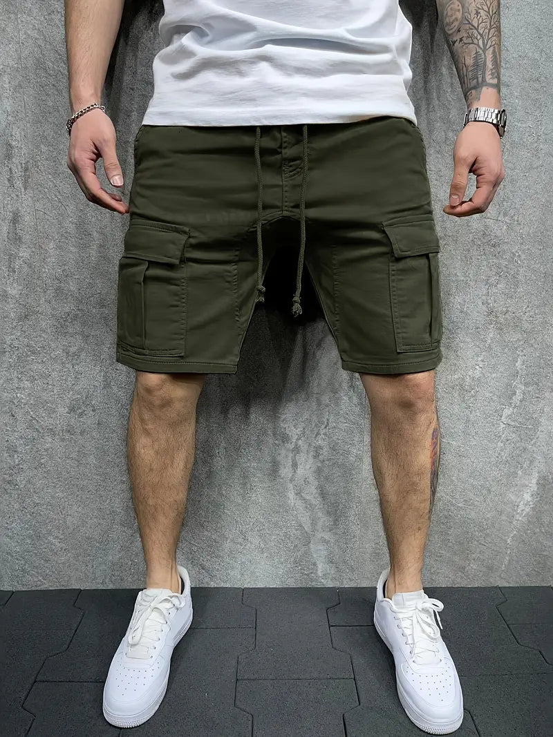 Pantaloncini Cargo da Uomo con Coulisse