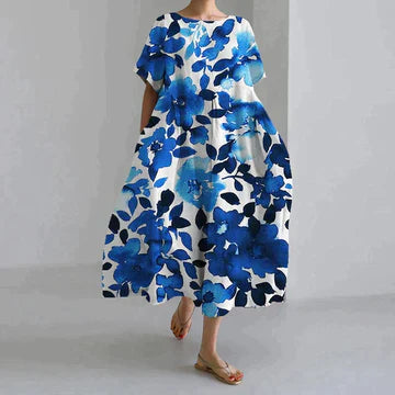 Zara Abito Donna – Stampa Floreale Elegante, Comfort Traspirante & Taglio Casual