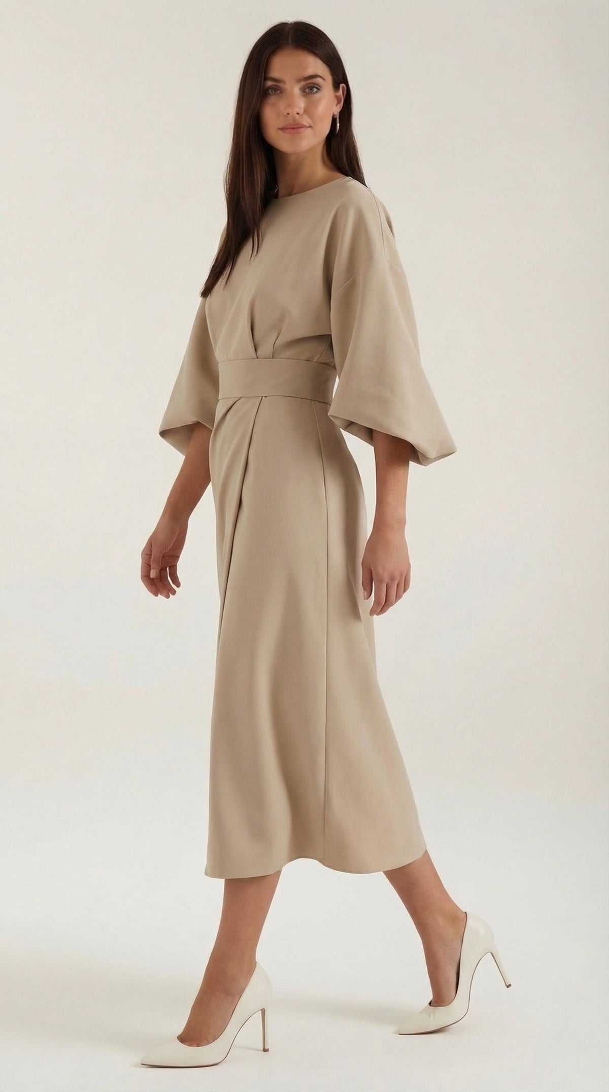Ana Vestito Maxi con Cintura