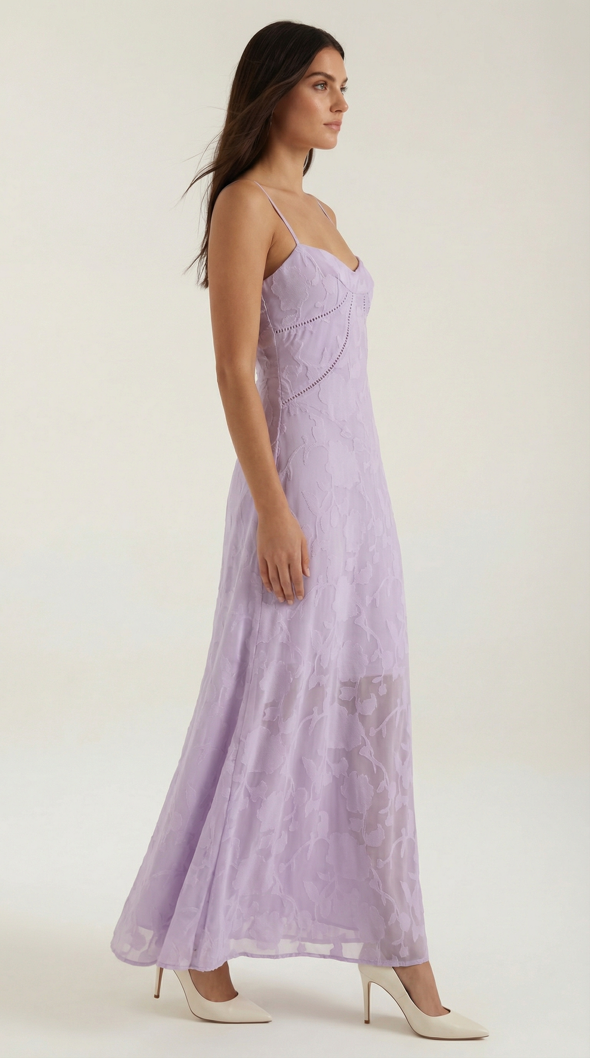 Arabelle Vestito Maxi in Tessuto Jacquard