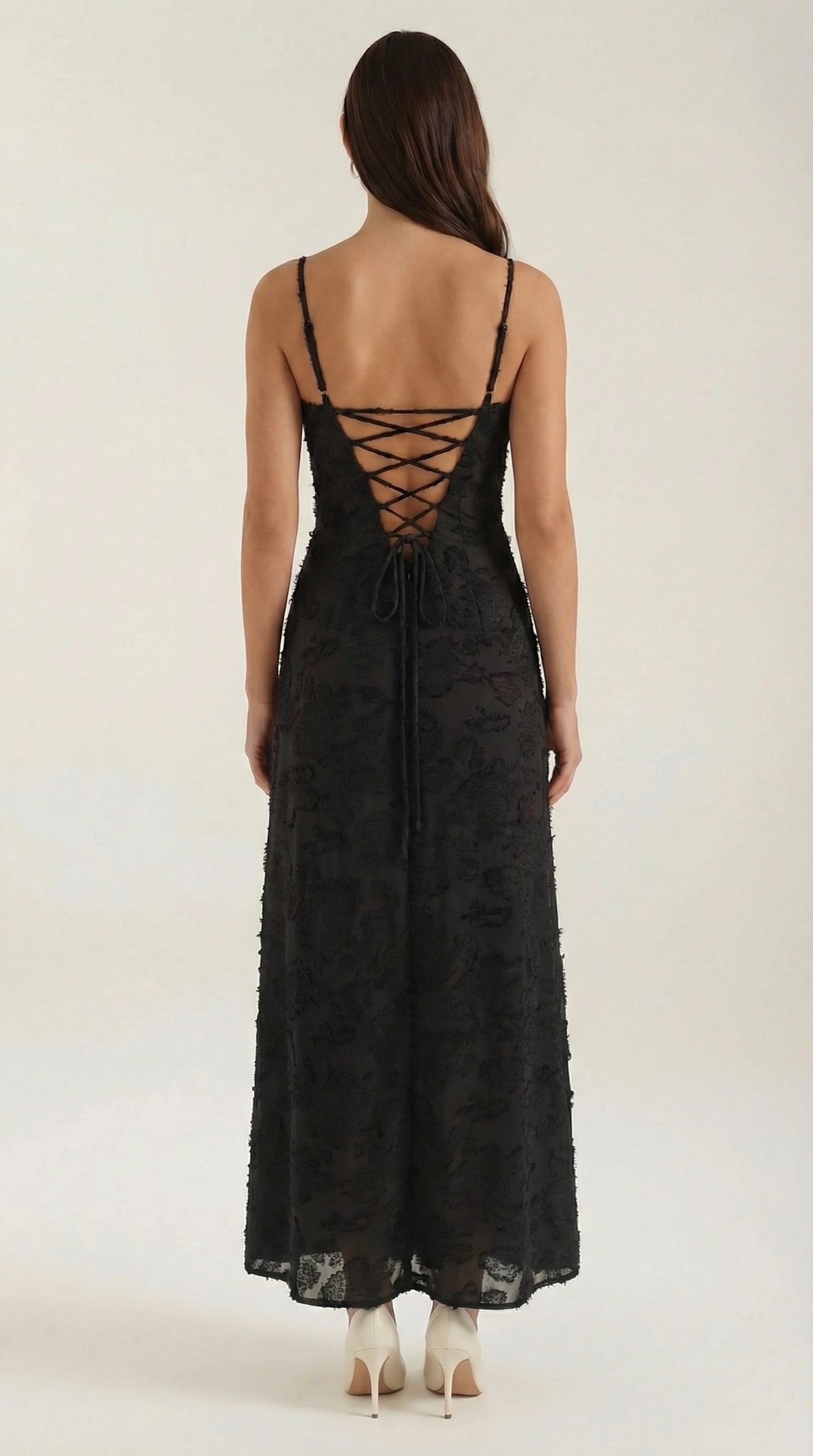 Arabelle Vestito Maxi in Tessuto Jacquard