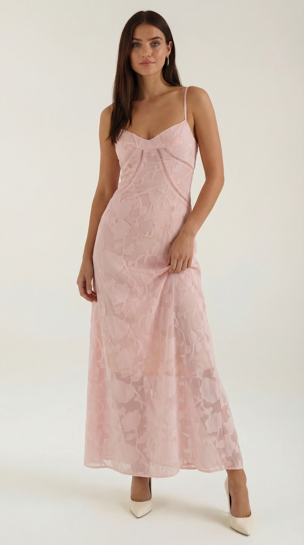 Arabelle Vestito Maxi in Tessuto Jacquard