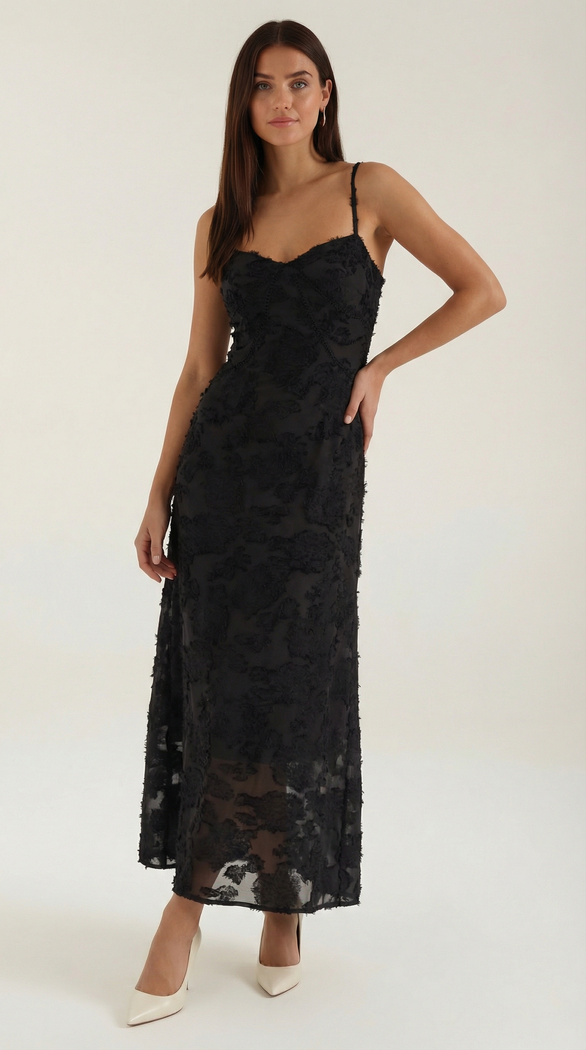Arabelle Vestito Maxi in Tessuto Jacquard