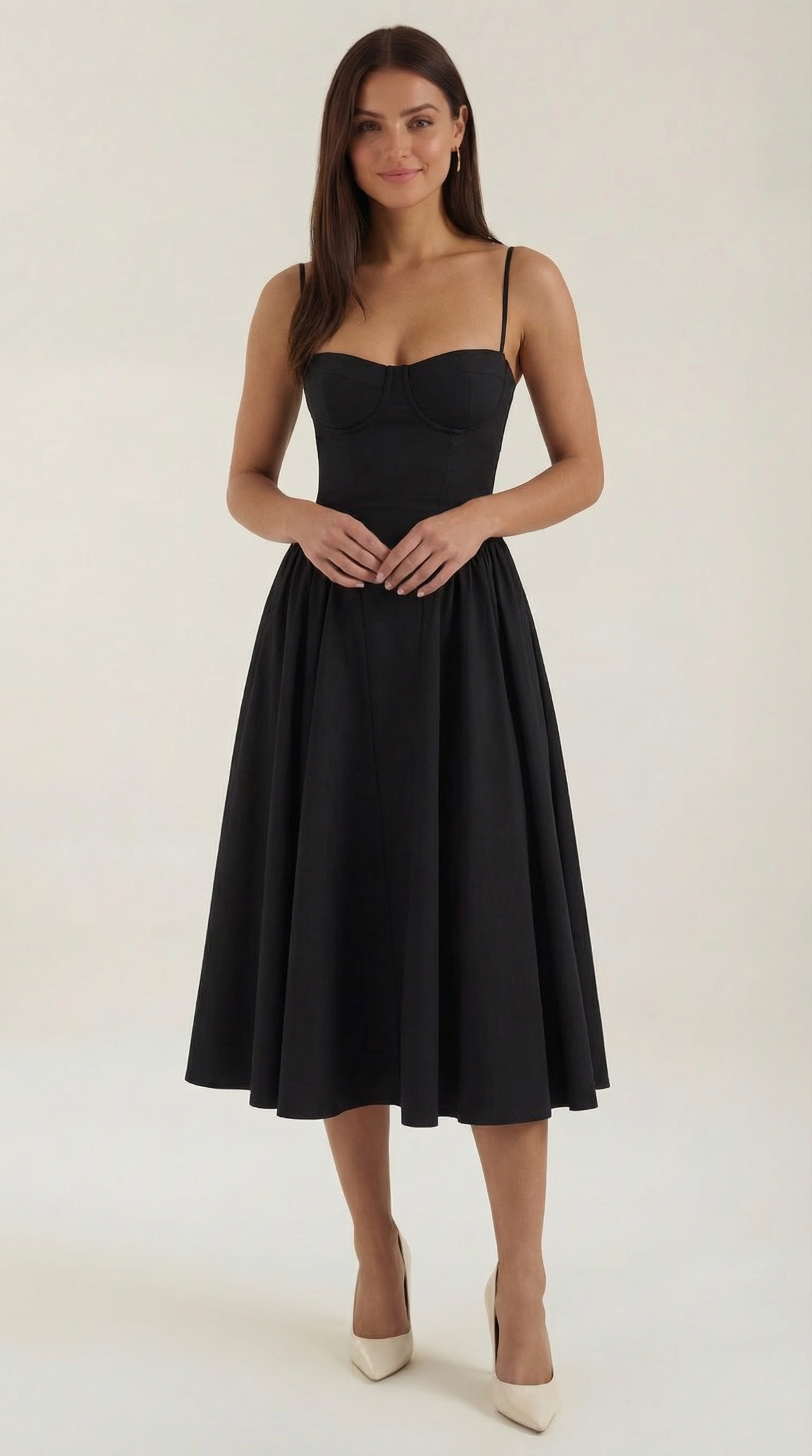 Odette Vestito Midi con Corpetto