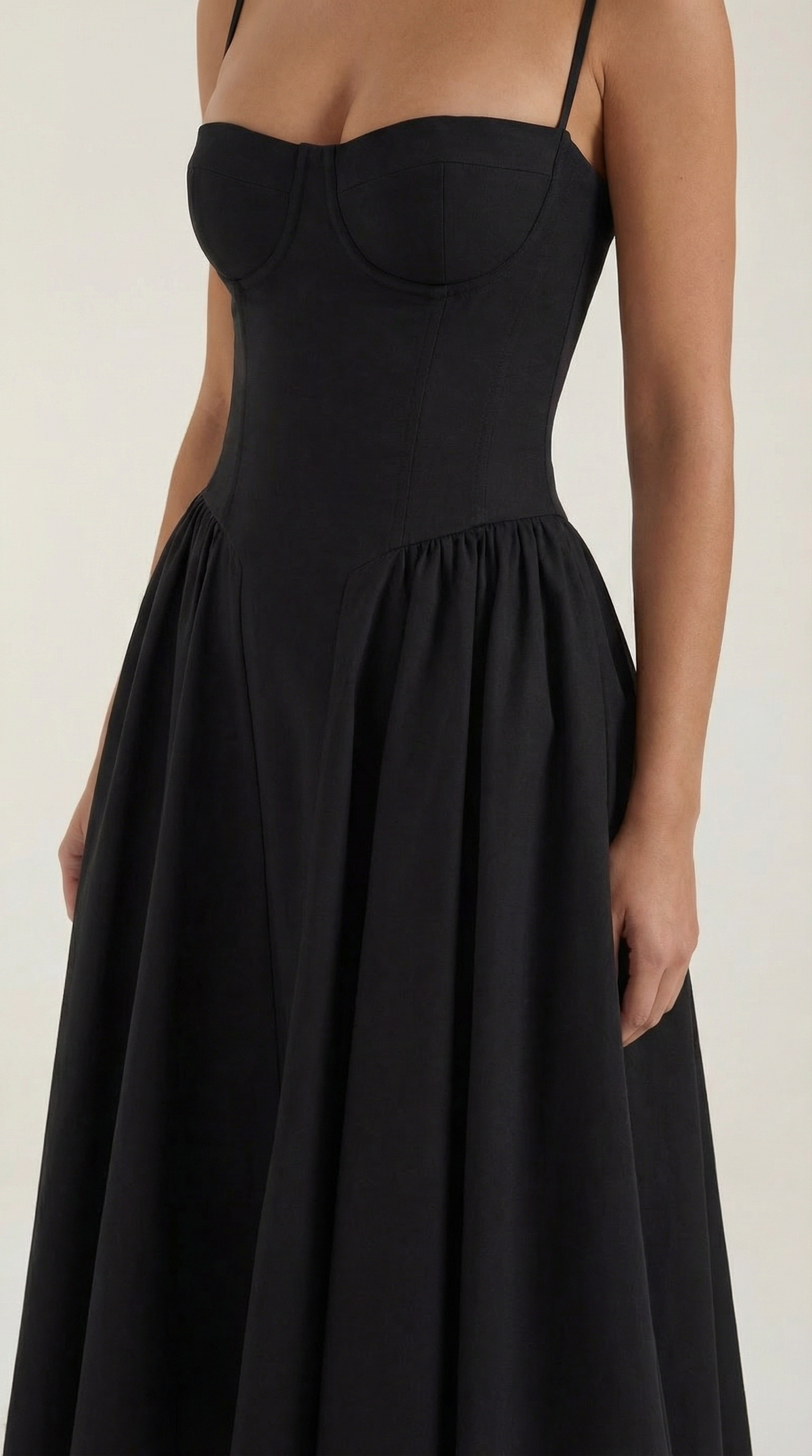 Odette Vestito Midi con Corpetto