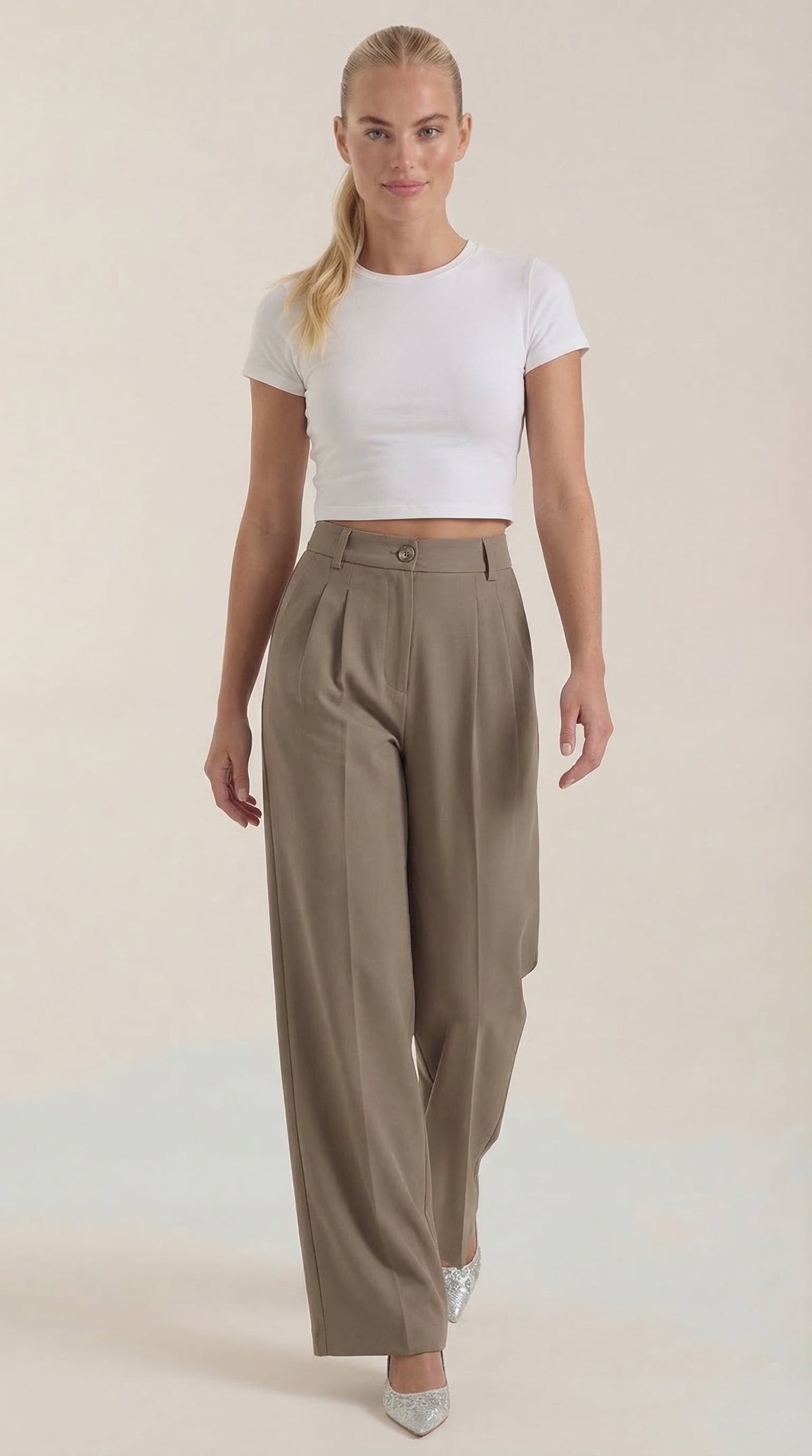 Rebecca Bürohose mit weitem Bein