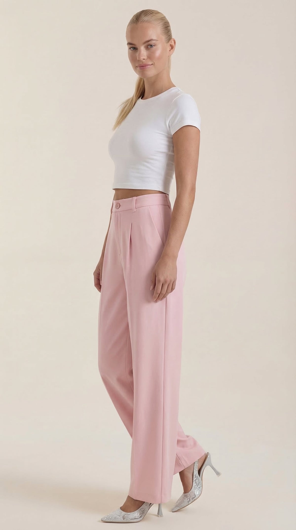 Rebecca Bürohose mit weitem Bein