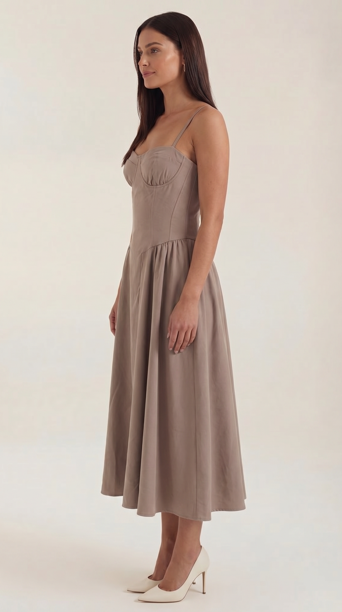 Odette Vestito Midi con Corpetto