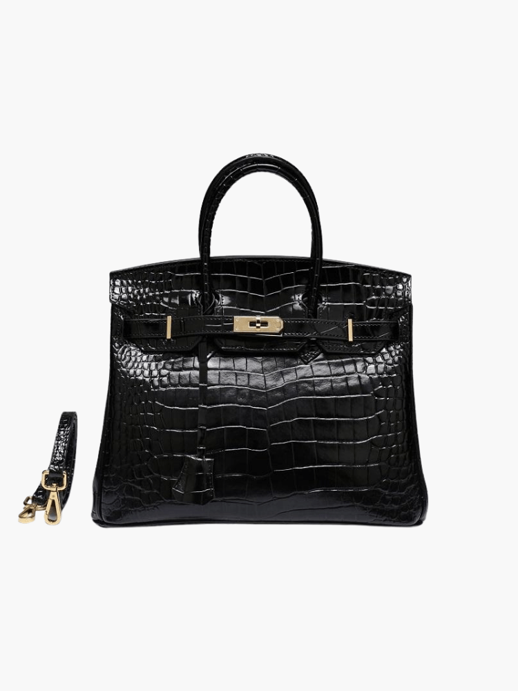 Borsa a mano di lusso in vera pelle da donna elegante e funzionale