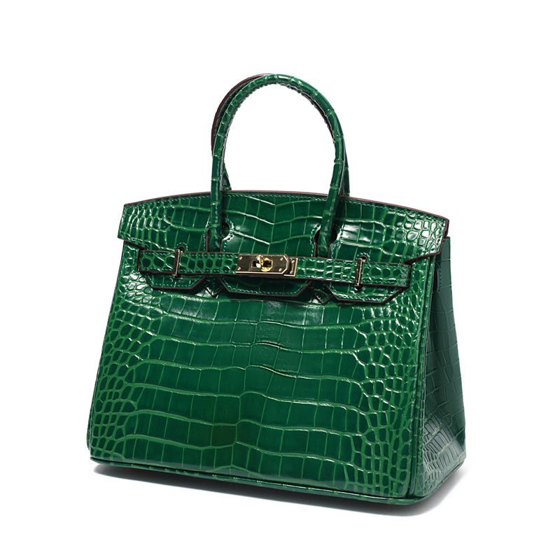 Borsa a mano di lusso in vera pelle da donna elegante e funzionale
