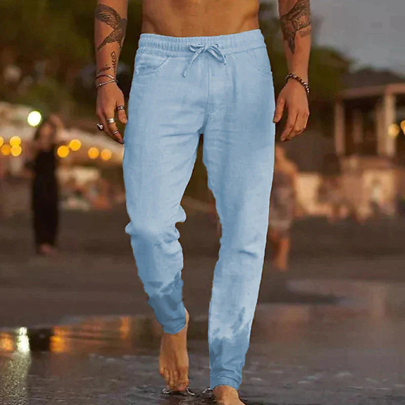Pantaloni in lino da uomo classici – Intramontabili, freschi e versatili per un look urbano